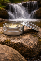 Healing Candle with Lavender Botanical Buds - Natural Beeswax Aromatherapy Candle