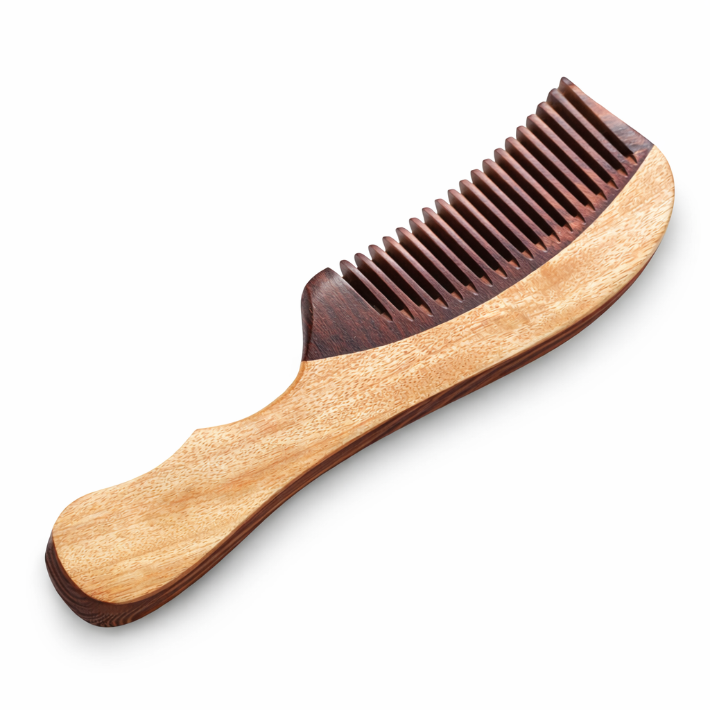 7YYOU Handcrafted Rosewood Comb - Natural Wood Hair Comb for Smooth, Frizz-Free Hair