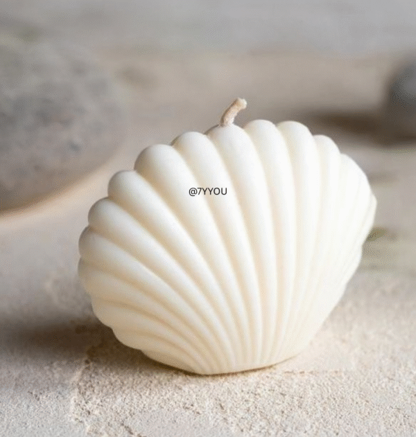 Seashell Bliss Candles Ocean White & Baby Blue, starting at just Rs. 39/- - Image 2