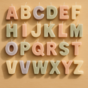 Alphabet Letter Candles - Custom Name Edition(A–Z)