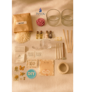 DIY Candle Making Kit – Complete Soy Wax Set with Jars, Fragrances, and Accessories